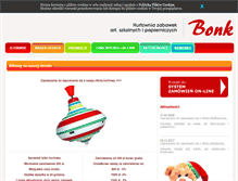 Tablet Screenshot of bonk.com.pl